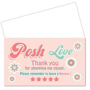 50 Thank you Cards